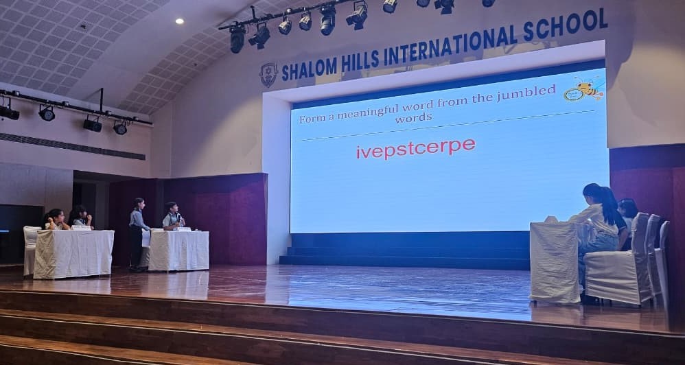 Words in Action: Grade III Spell Bee Challenge - Shalom Hills International School